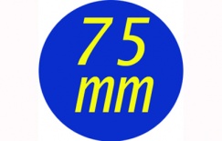 Butony 75 mm